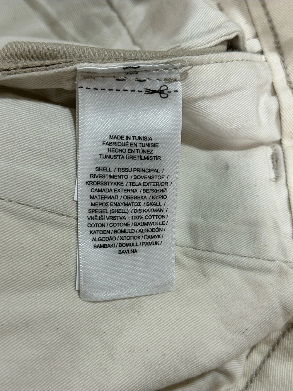 RALPH LAUREN DOUBLE RL CREAM BEIGE CHINOS TROUSERS NWT 33x32